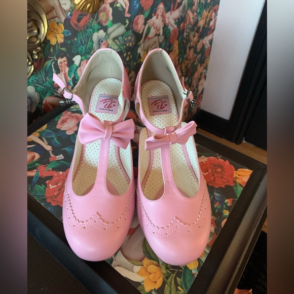 🩷 Pink pin up couture Flapper size 11 - Picture 2 of 9